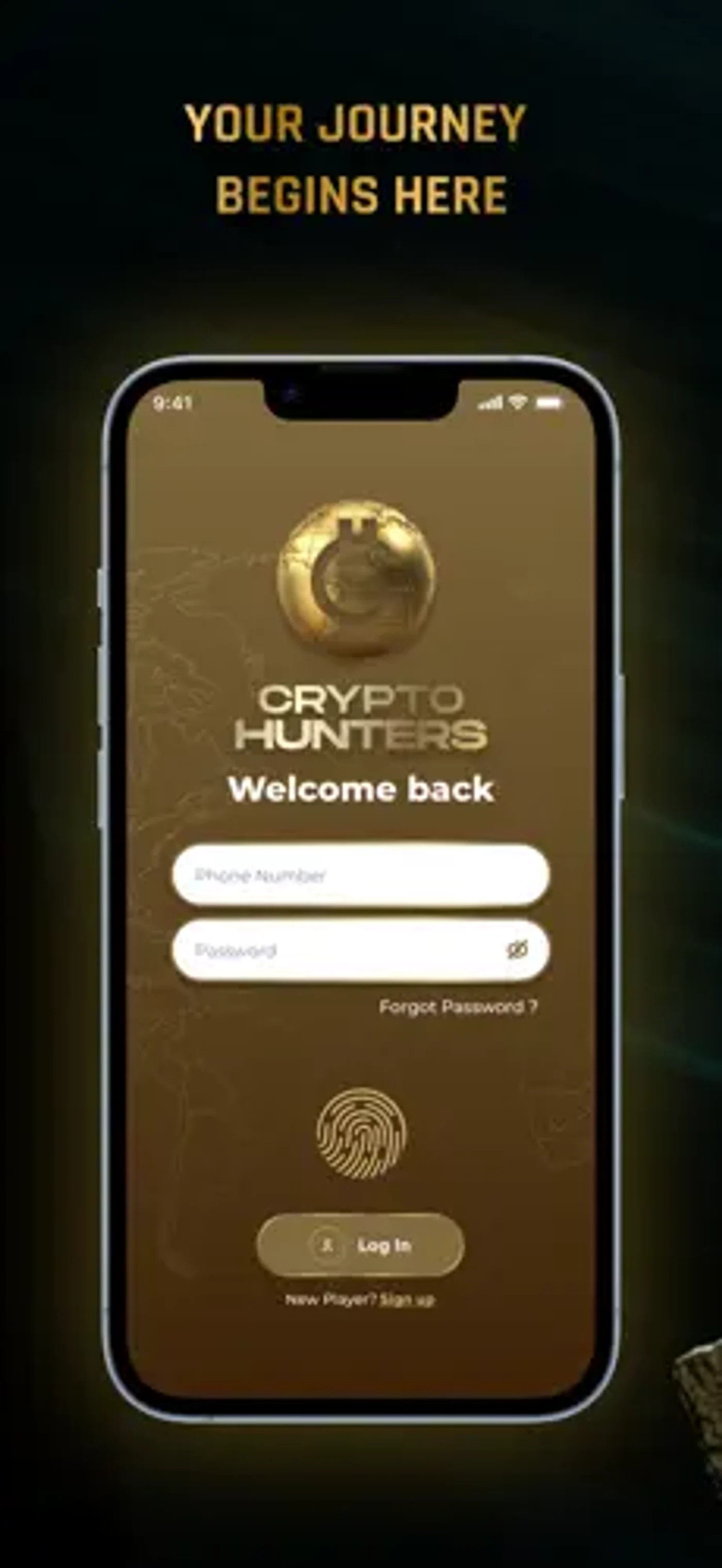 Crypto Hunter — Player app 1